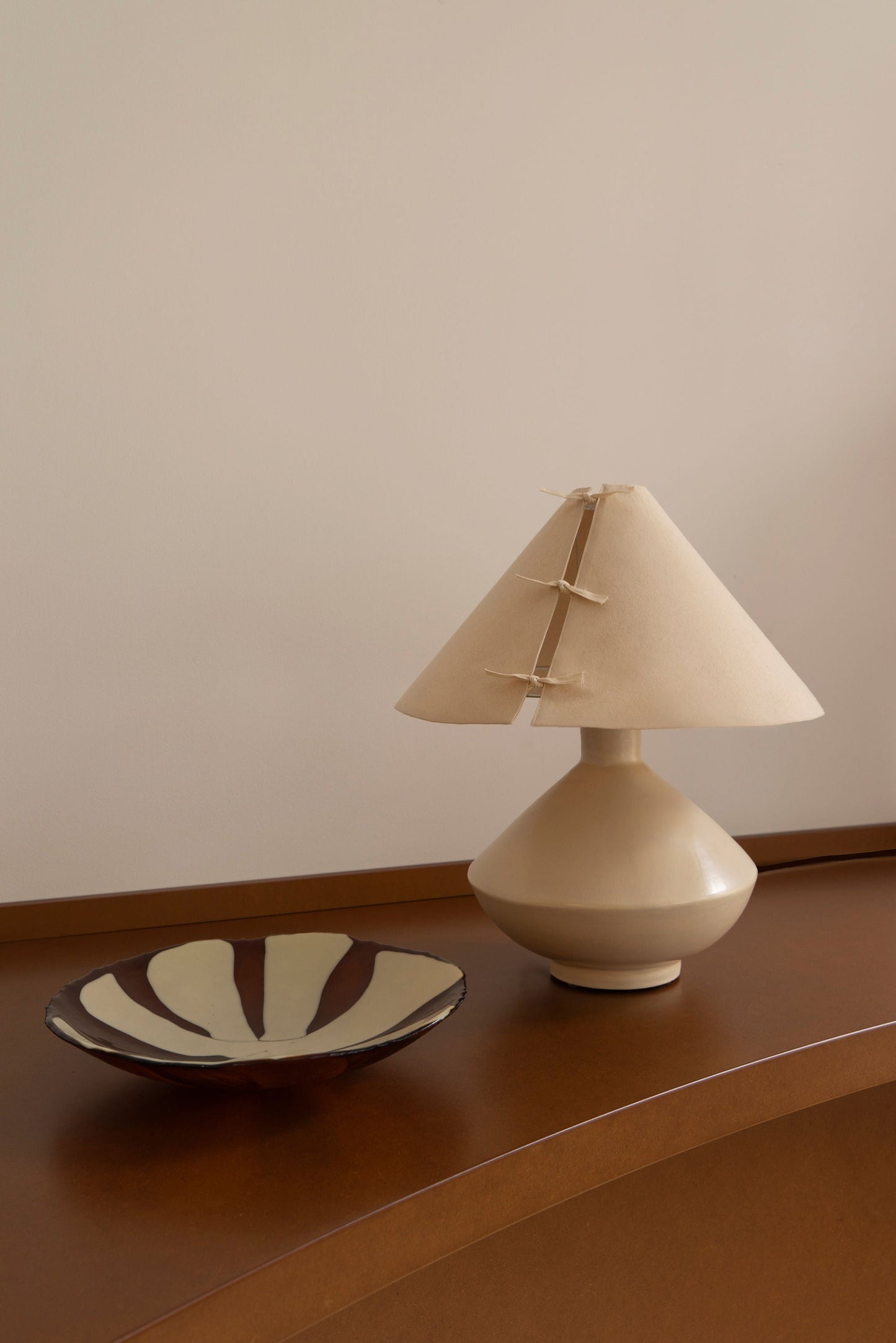 Bone Ceramic Large Lamp Table Lamps