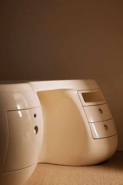 Boomerang Bureau Desk by Maurice Calka, France, Circa 1970 Desks