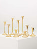 Brass Set of Nine Candlesticks Candle Holders