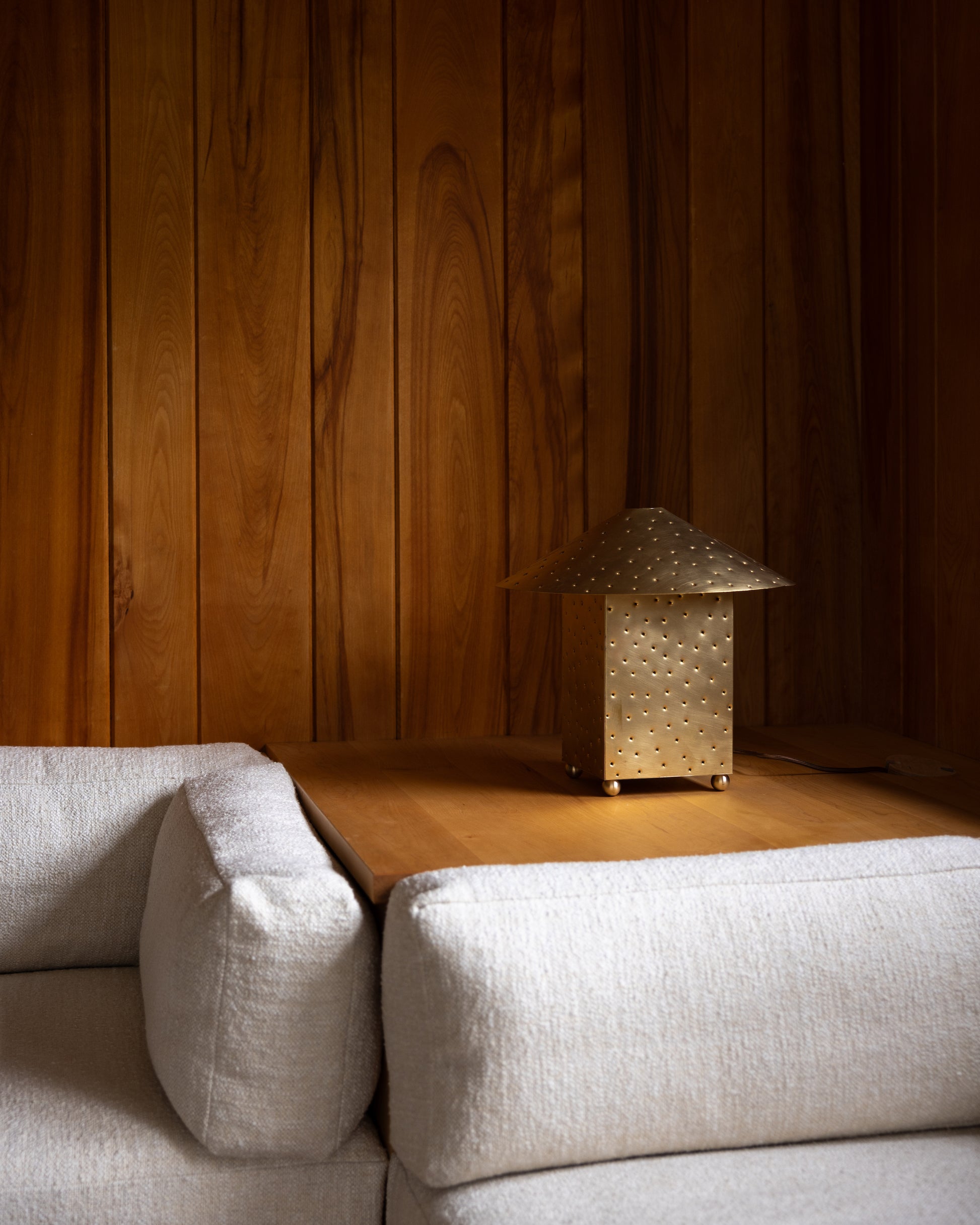 Lin Table Lamp in Brass by Muhly Table Lamps