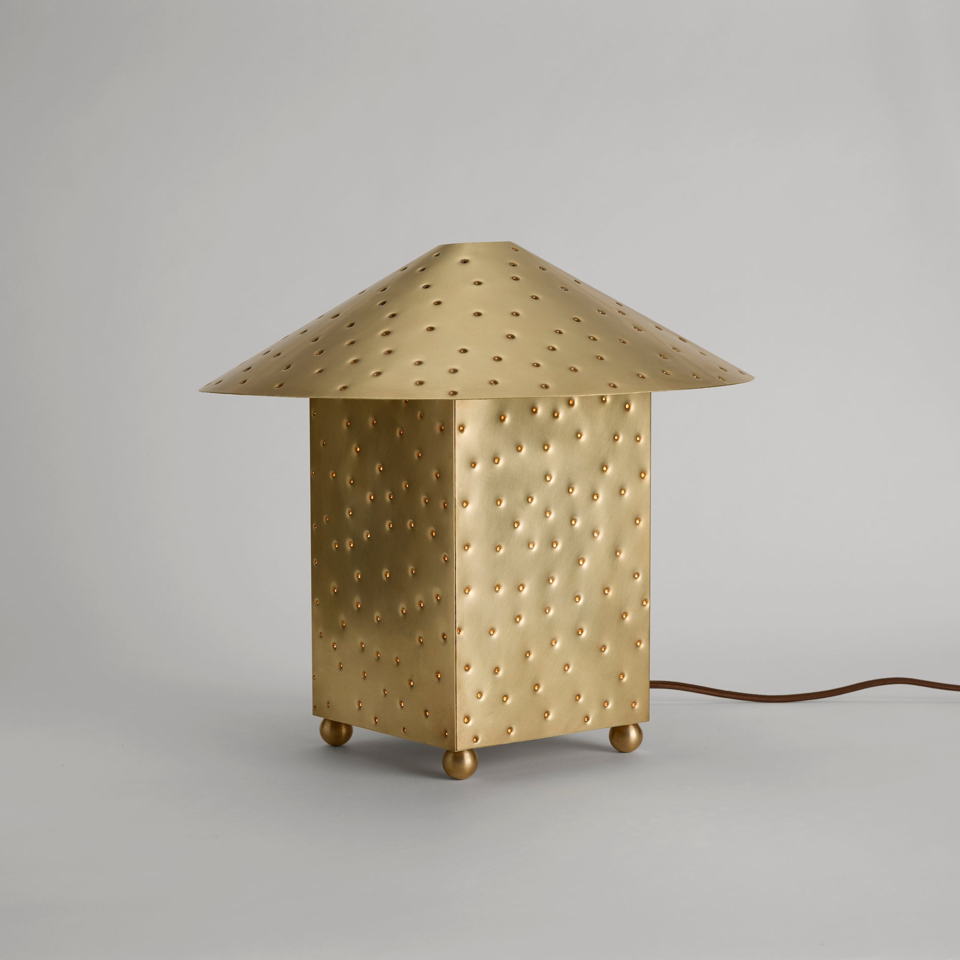 Lin Table Lamp in Brass by Muhly Table Lamps