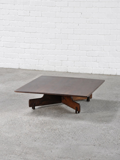 1960s Attributed to Sergio Rodrigues Coffee Table, Rosewood Coffee Tables