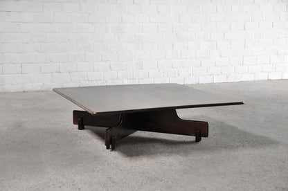 1960s Attributed to Sergio Rodrigues Coffee Table, Rosewood Coffee Tables