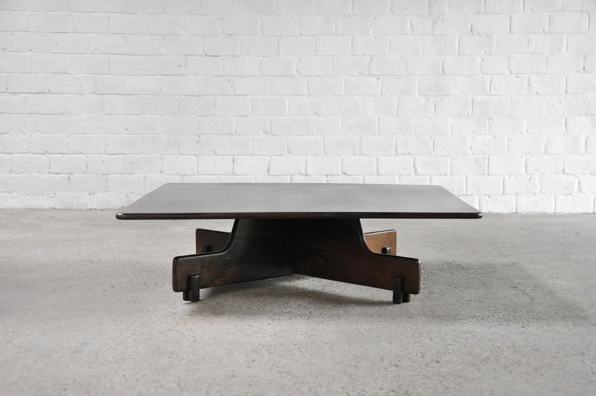 1960s Attributed to Sergio Rodrigues Coffee Table, Rosewood Coffee Tables