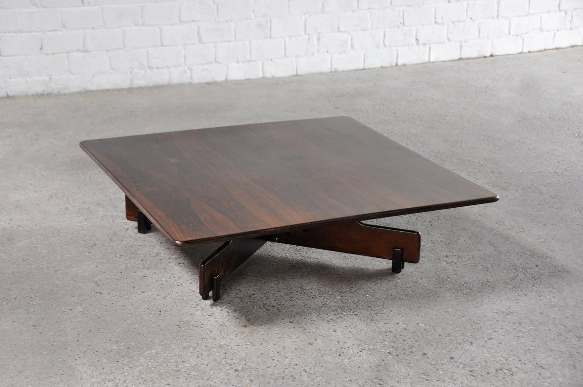 1960s Attributed to Sergio Rodrigues Coffee Table, Rosewood Coffee Tables