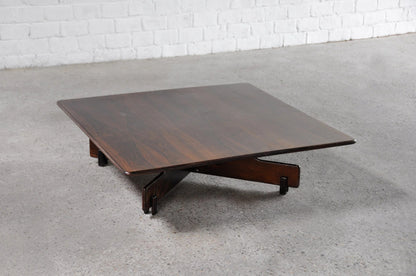 1960s Attributed to Sergio Rodrigues Coffee Table, Rosewood Coffee Tables