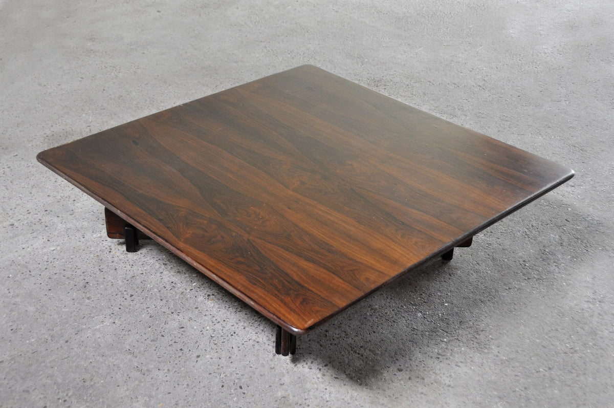 1960s Attributed to Sergio Rodrigues Coffee Table, Rosewood Coffee Tables