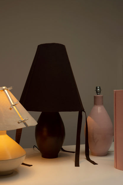 Brown Ceramic Large Lamp Table Lamps