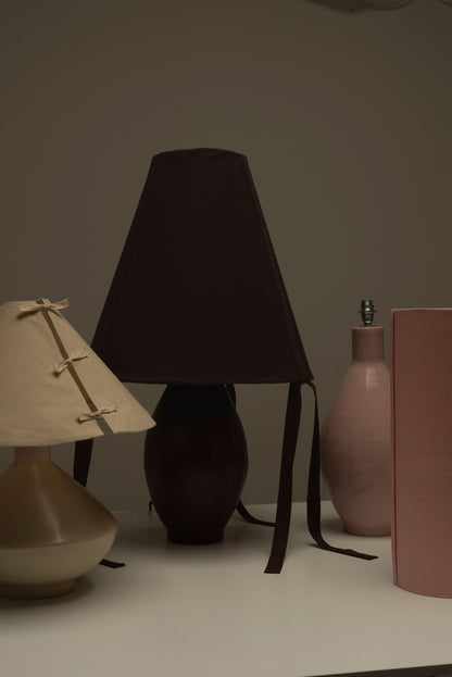 Brown Ceramic Large Lamp Table Lamps