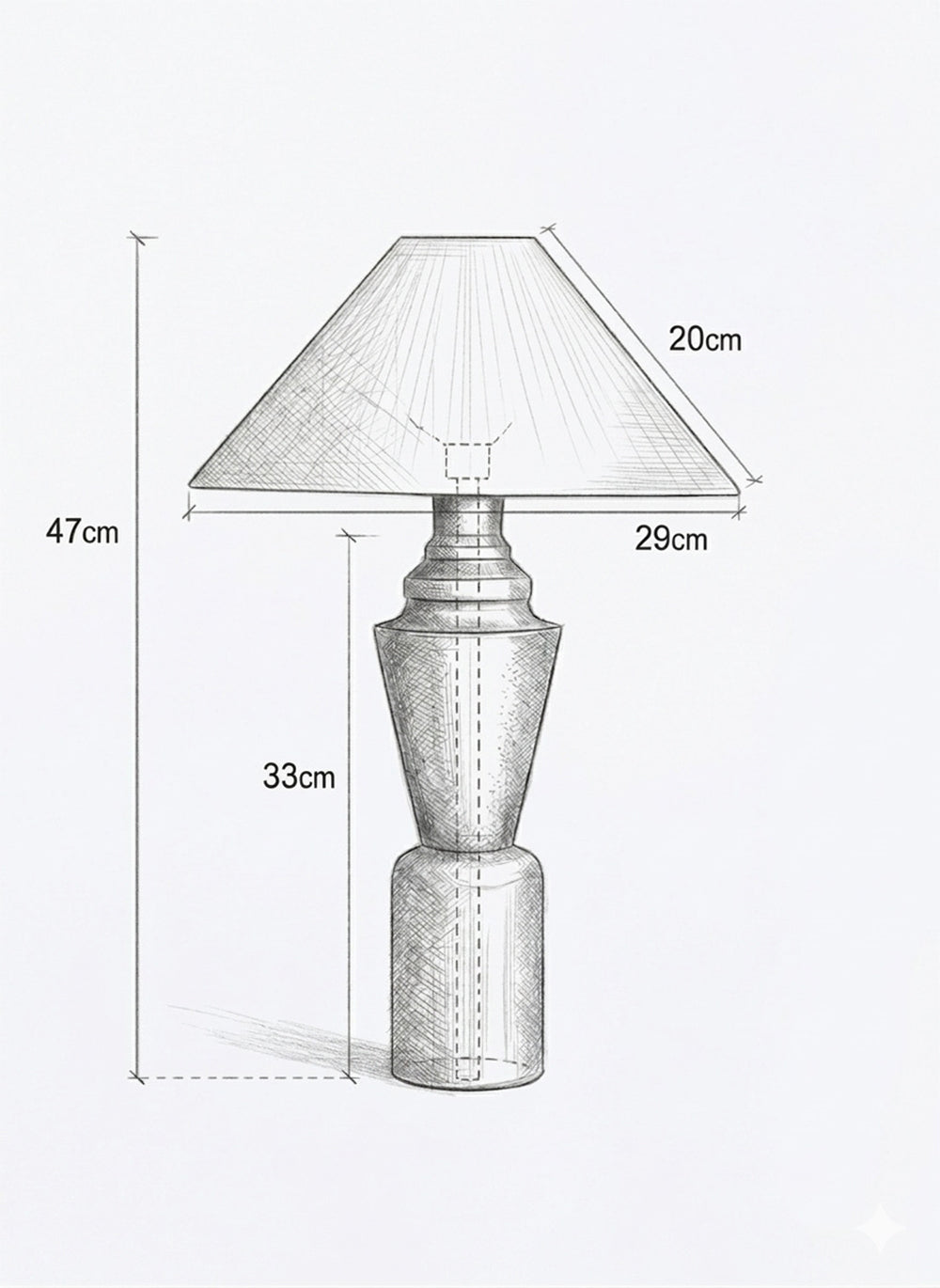 Brun Brule Ceramic Lamp Table Lamps