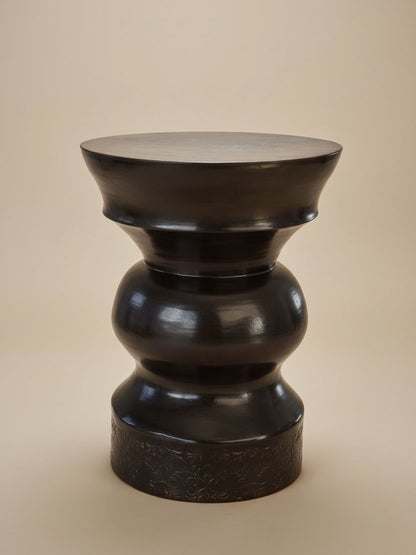 Brun Fonce Handmade Ceramic Side Table End Tables