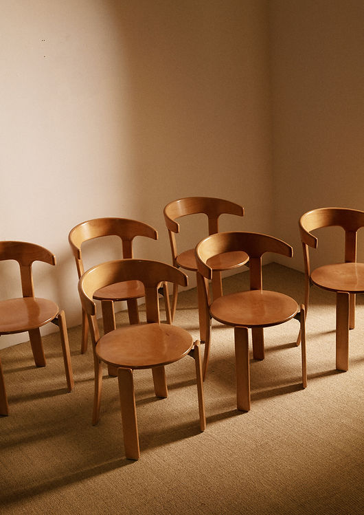 Bruno Rey Chair in Wood, Switzerland, circa 1970 Chairs