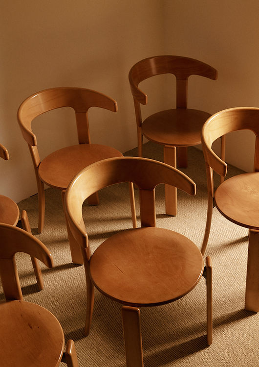 Bruno Rey Chair in Wood, Switzerland, circa 1970 Chairs