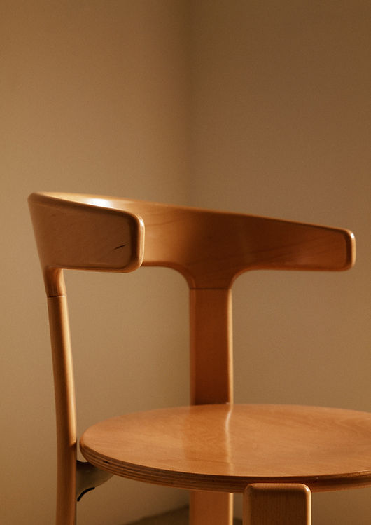 Bruno Rey Chair in Wood, Switzerland, circa 1970 Chairs
