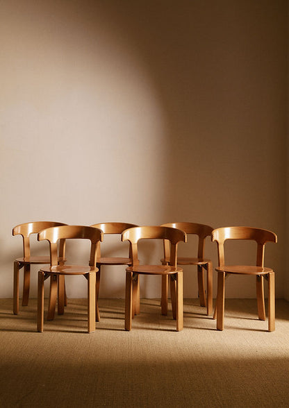 Bruno Rey Chair in Wood, Switzerland, circa 1970 Chairs