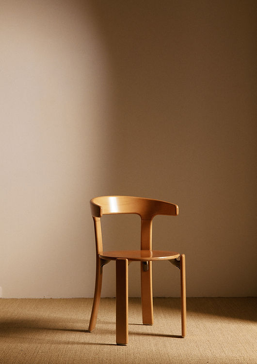 Bruno Rey Chair in Wood, Switzerland, circa 1970 Chairs