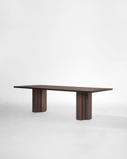Brut Table by Mokko Amsterdam Dining Tables - Warm Brown Oak