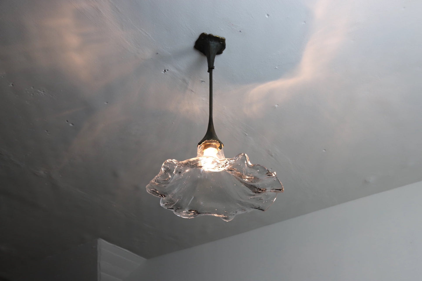 Brutalist Ceiling Lamp by Lothar Klute Pendant Lights