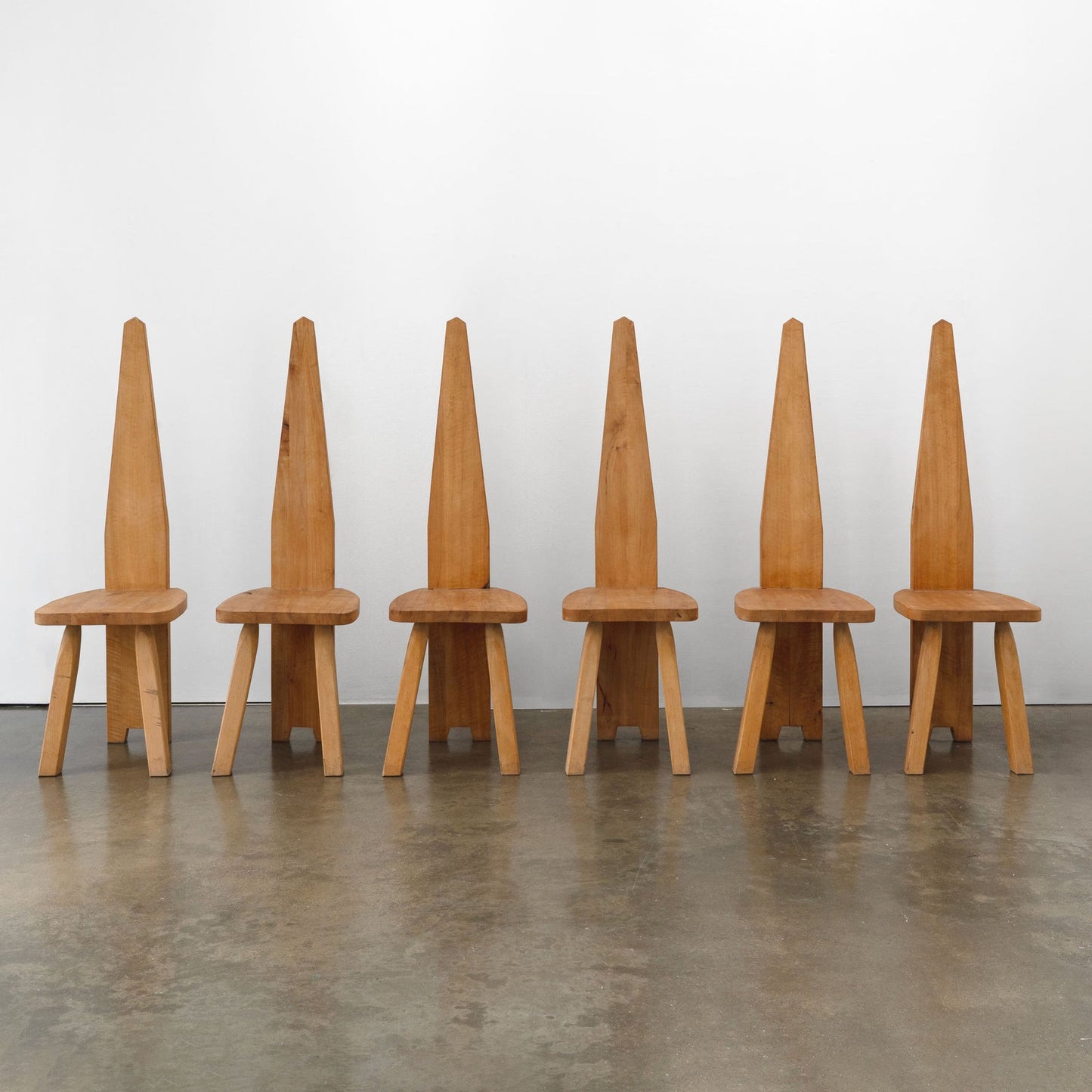 Brutalist High Back Chair Dining Chairs