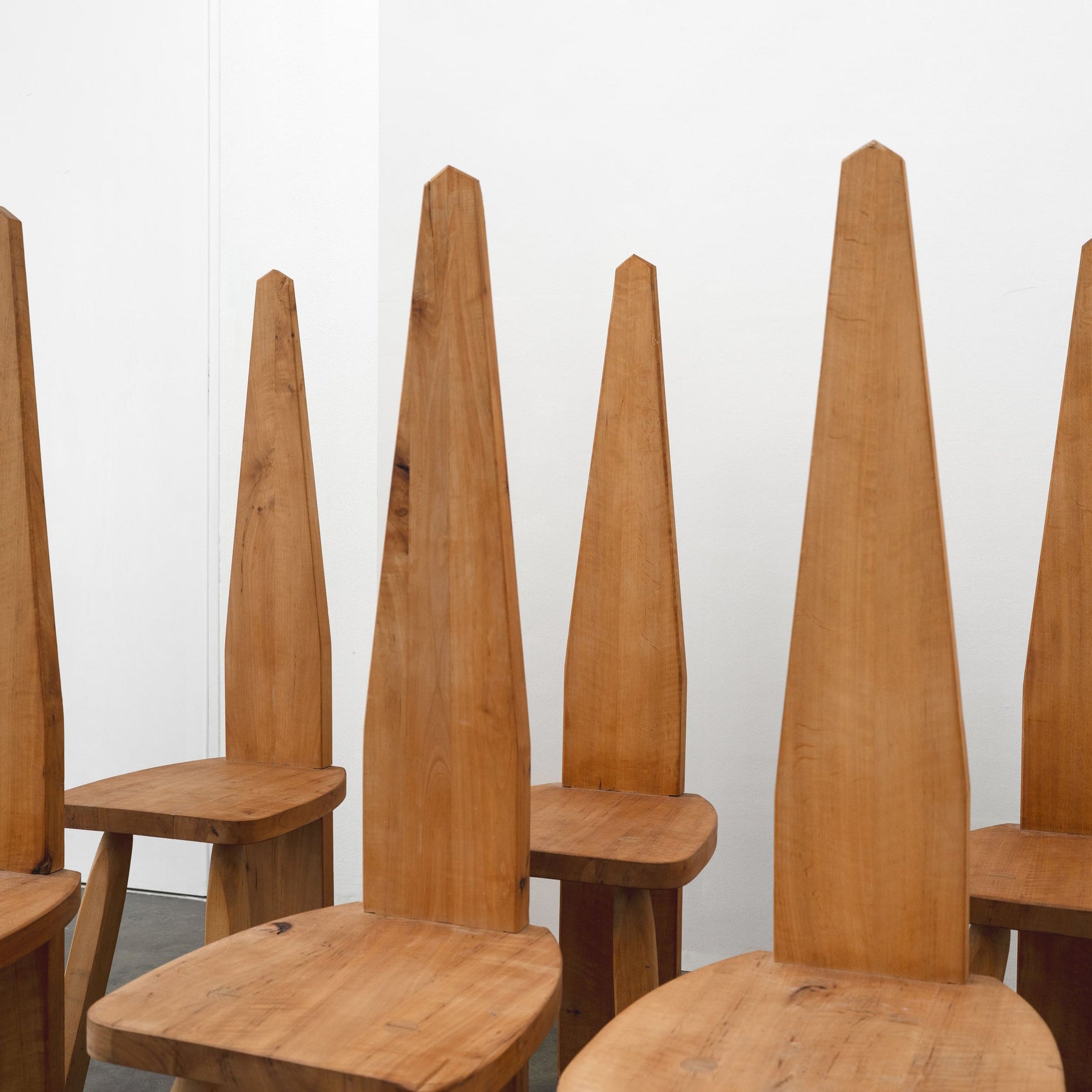 Brutalist High Back Chair Dining Chairs