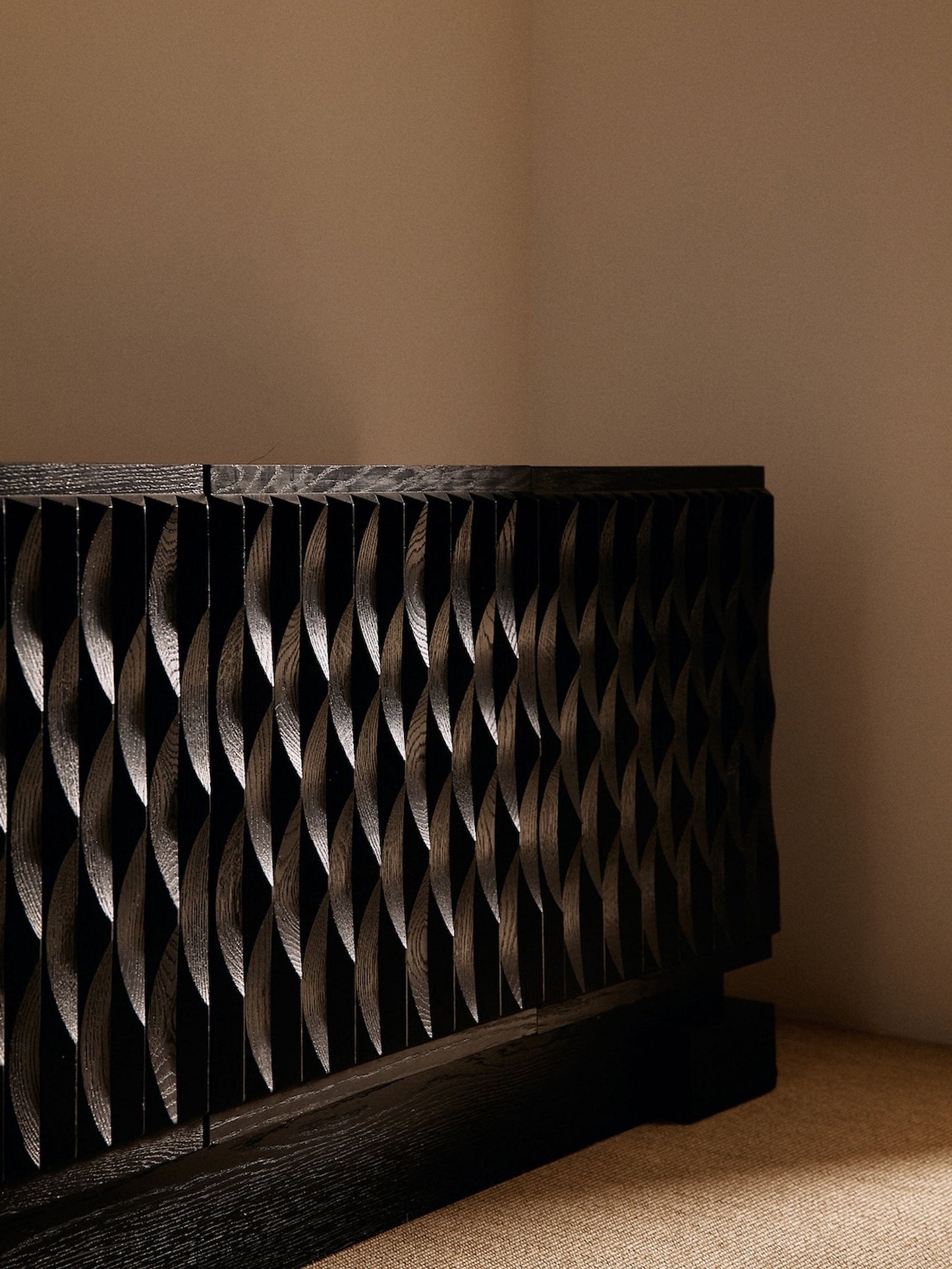 Brutalist Sideboard by Maison Aurora, Belgium, Circa 1970 Sideboards