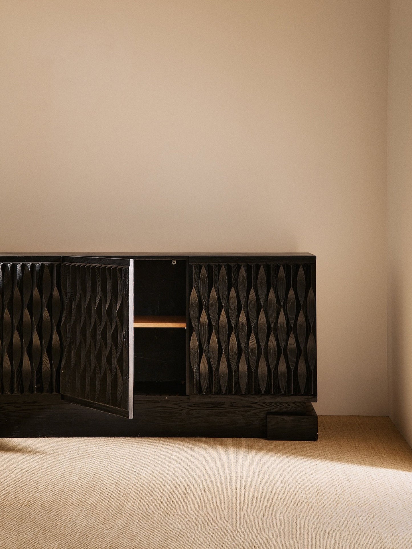 Brutalist Sideboard by Maison Aurora, Belgium, Circa 1970 Sideboards
