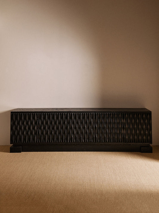 Brutalist Sideboard by Maison Aurora, Belgium, Circa 1970 Sideboards
