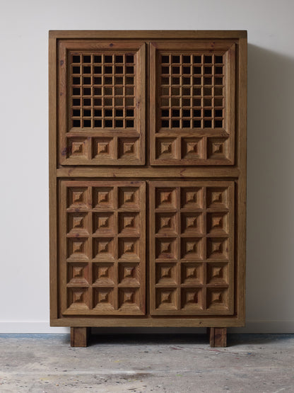 Brutalist Cabinet by Biosca, Spain 1960's Cabinets