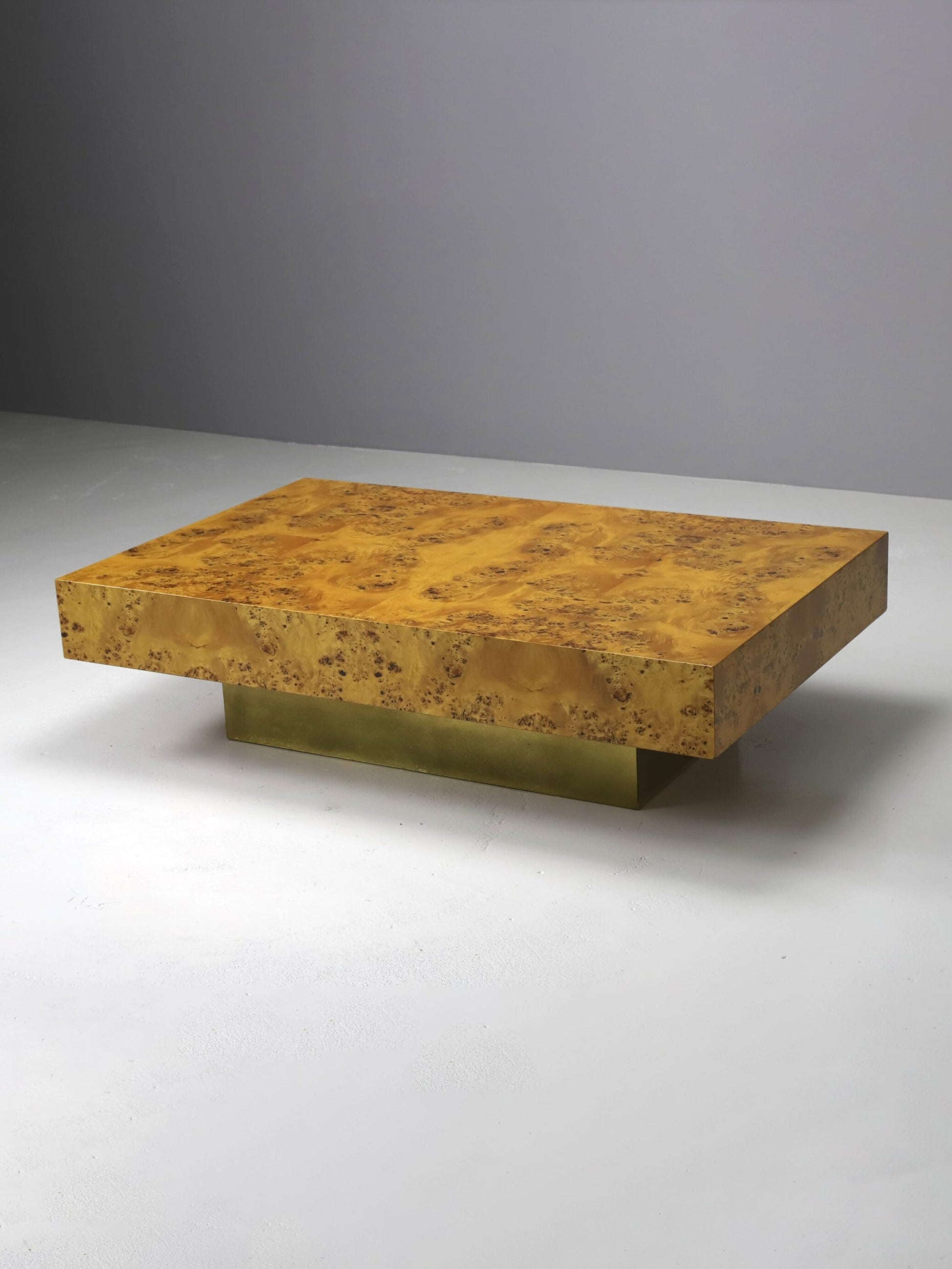 Burlwood Coffee Table by Roche Bobois Coffee Tables