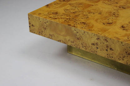 Burlwood Coffee Table by Roche Bobois Coffee Tables