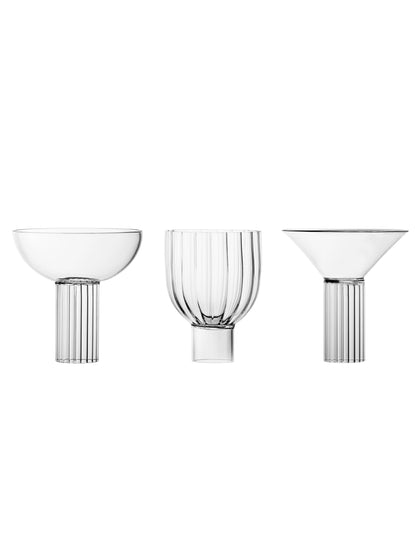 Calici Milanesi Glassware Trio Serveware
