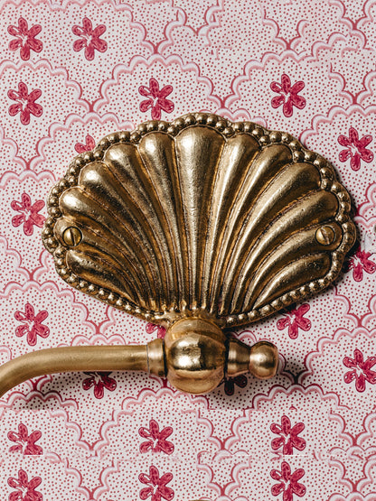 Cara Brass Toiler Roll Holder in Natural Bath