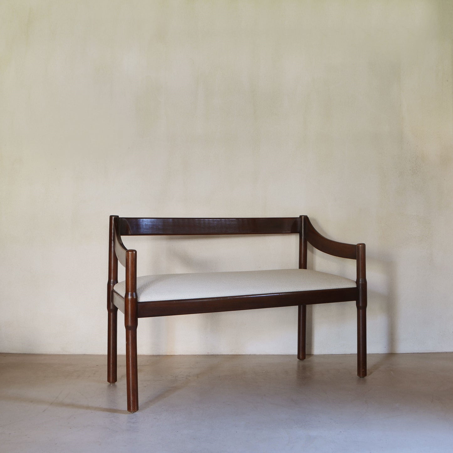 Carimate Bench Designed by Vico Magistretti, Produced by Cassina, 1959 Benches