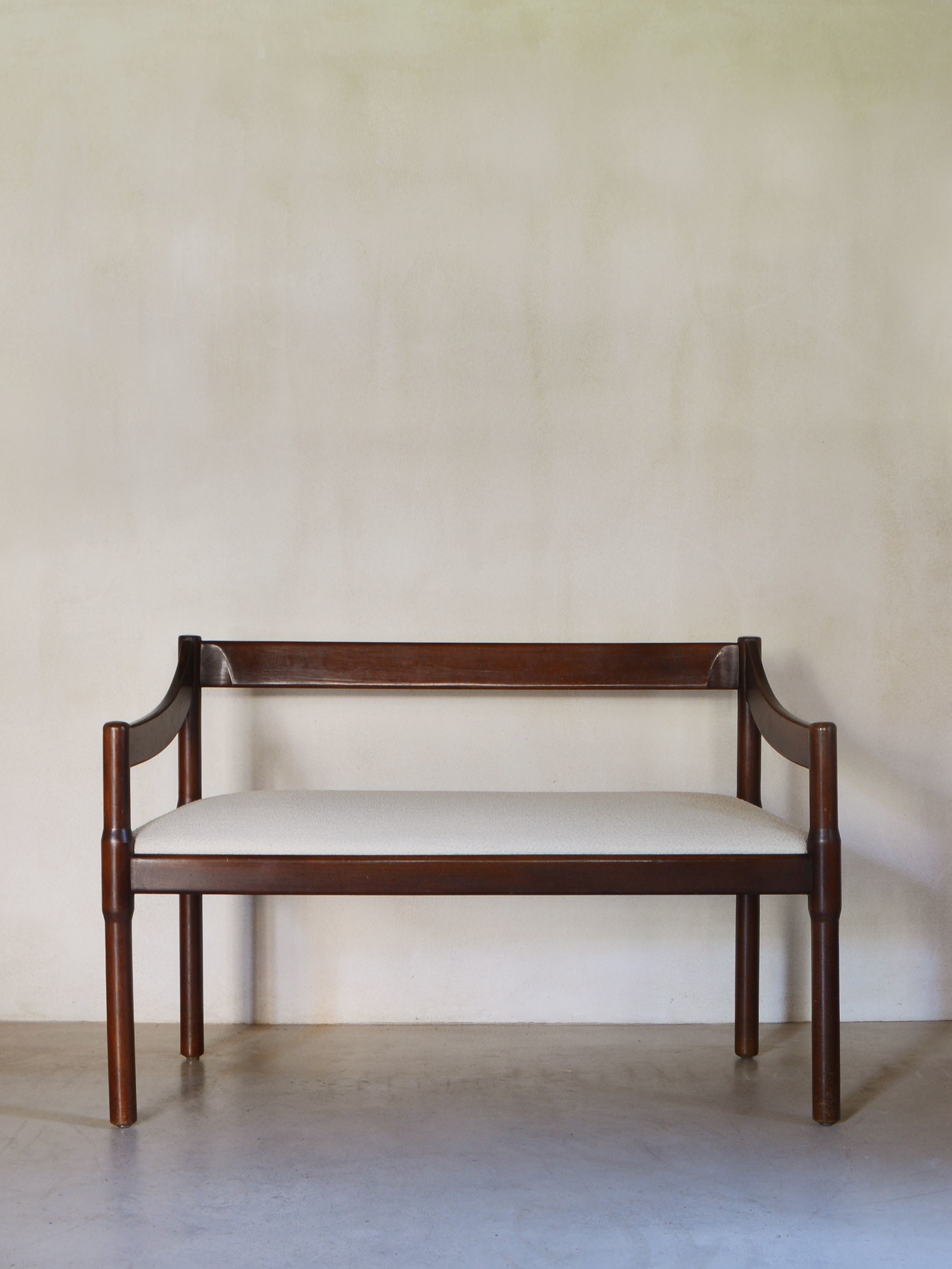 Carimate Bench Designed by Vico Magistretti, Produced by Cassina