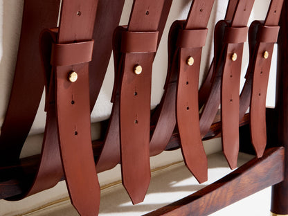 Carlo De Carli Pair of Armchairs in Rosewood Brass Leather, 1966 Chairs