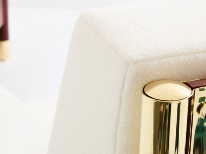 Carlo De Carli Pair of Armchairs in Rosewood Brass Leather, 1966 Chairs