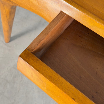 Carlo De Carli Sculptural Writing Desk in Walnut, Italy, 1950s Desks