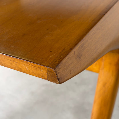 Carlo De Carli Sculptural Writing Desk in Walnut, Italy, 1950s Desks