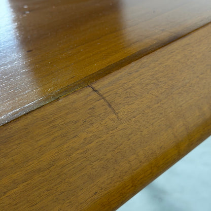 Carlo De Carli Sculptural Writing Desk in Walnut, Italy, 1950s Desks