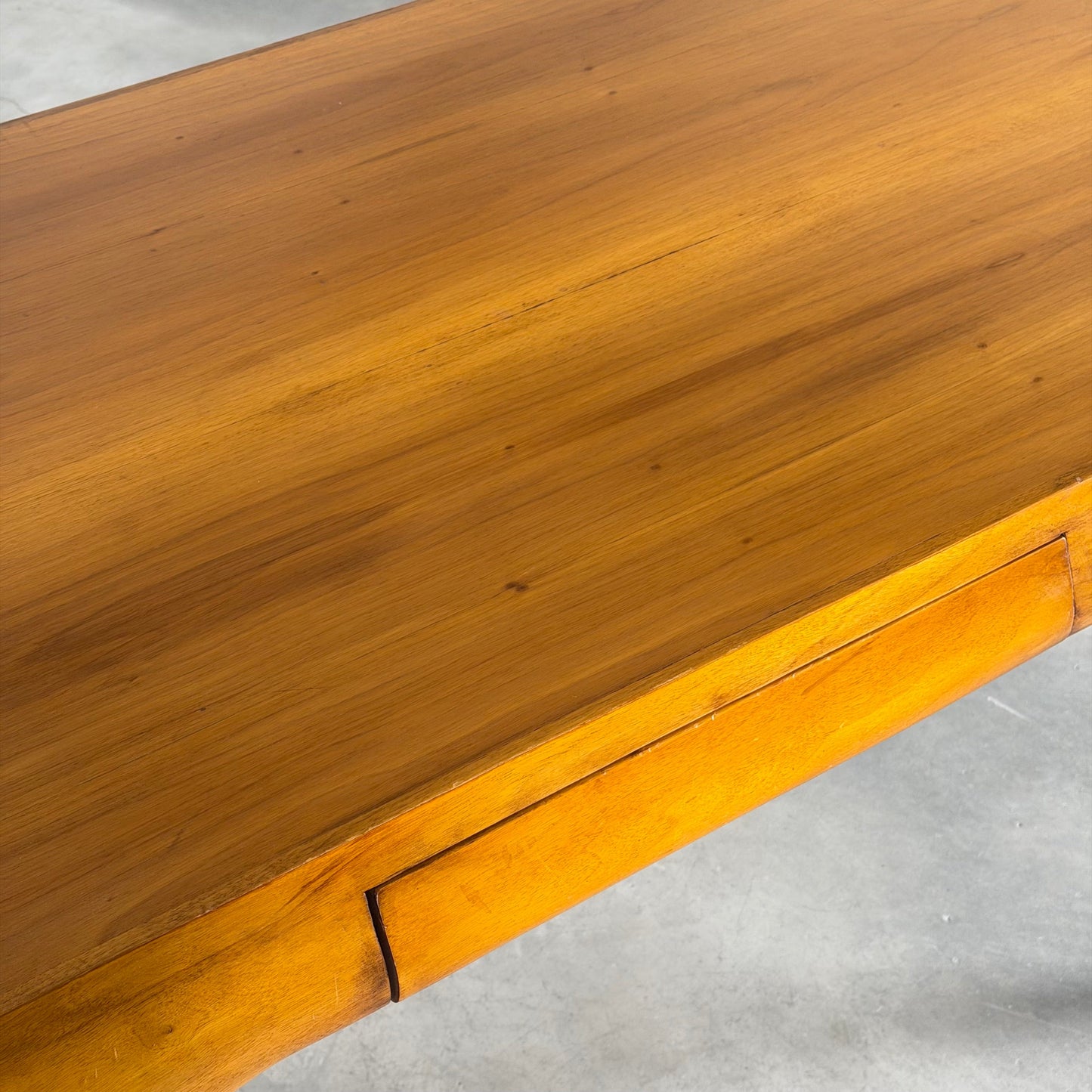 Carlo De Carli Sculptural Writing Desk in Walnut, Italy, 1950s Desks
