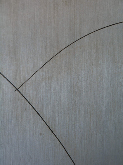 Carved Metal Artwork by The Renowned Italian Sculptor Alberto Viani, Female Nude, 1975 Artwork