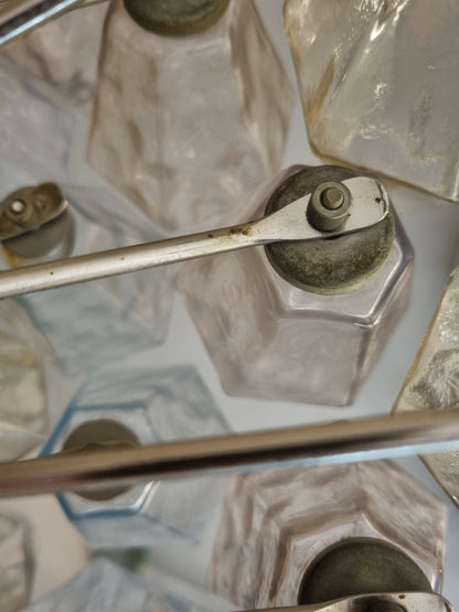 Poliedri Ceiling Lamp Designed by Carlo Scarpa for Venini, 1958 Pendant Lights