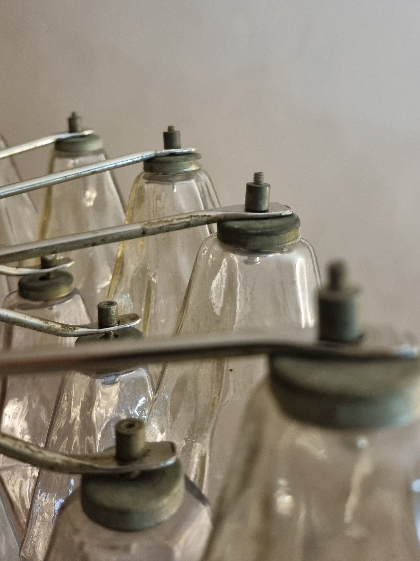 Poliedri Ceiling Lamp Designed by Carlo Scarpa for Venini, 1958 Pendant Lights