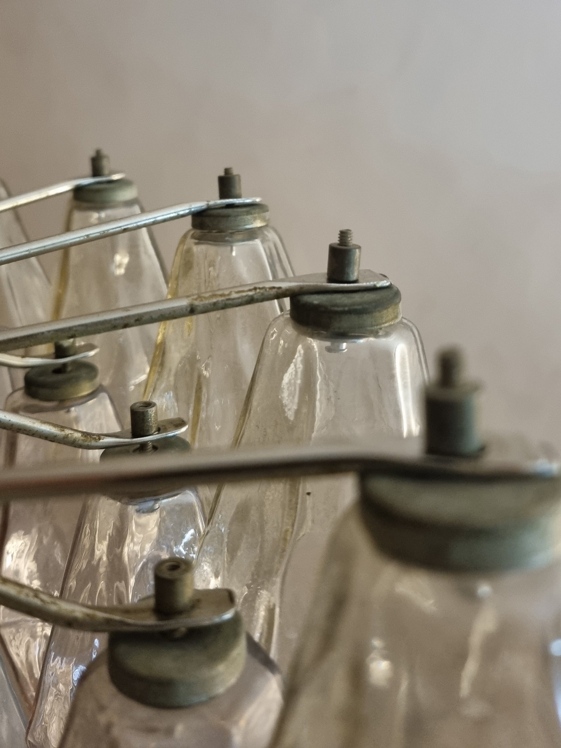 Poliedri Ceiling Lamp Designed by Carlo Scarpa for Venini, 1958 Pendant Lights
