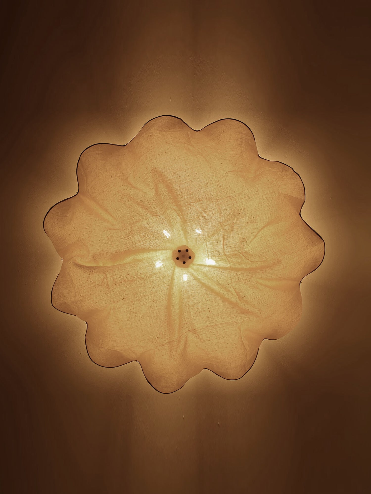 Celestia Ceiling Lamp di Afra & Tobia Scarpa, Flos, 1980's, Flush