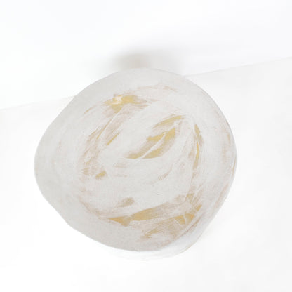 Ceramic Coffee Table No1 in Brushed White Coffee Tables