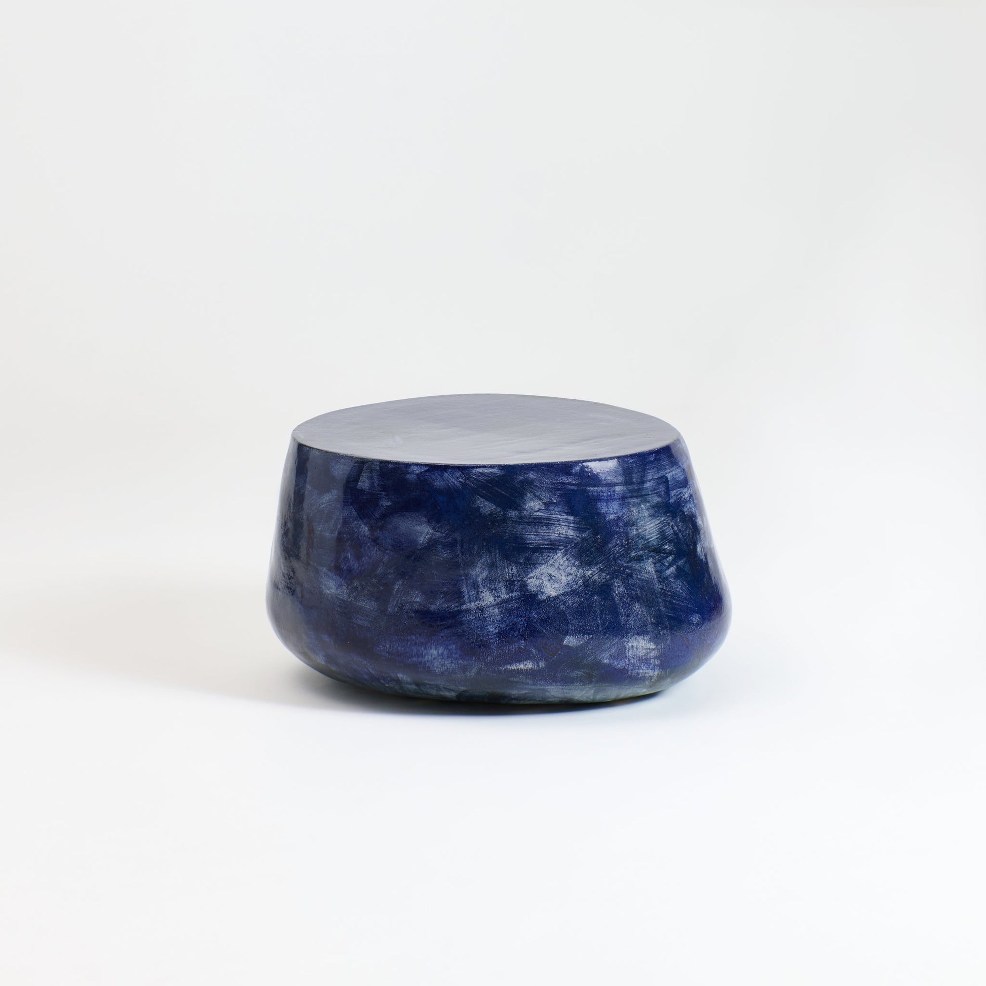 Ceramic Coffee Table No3 in Brushed Navy Coffee Tables