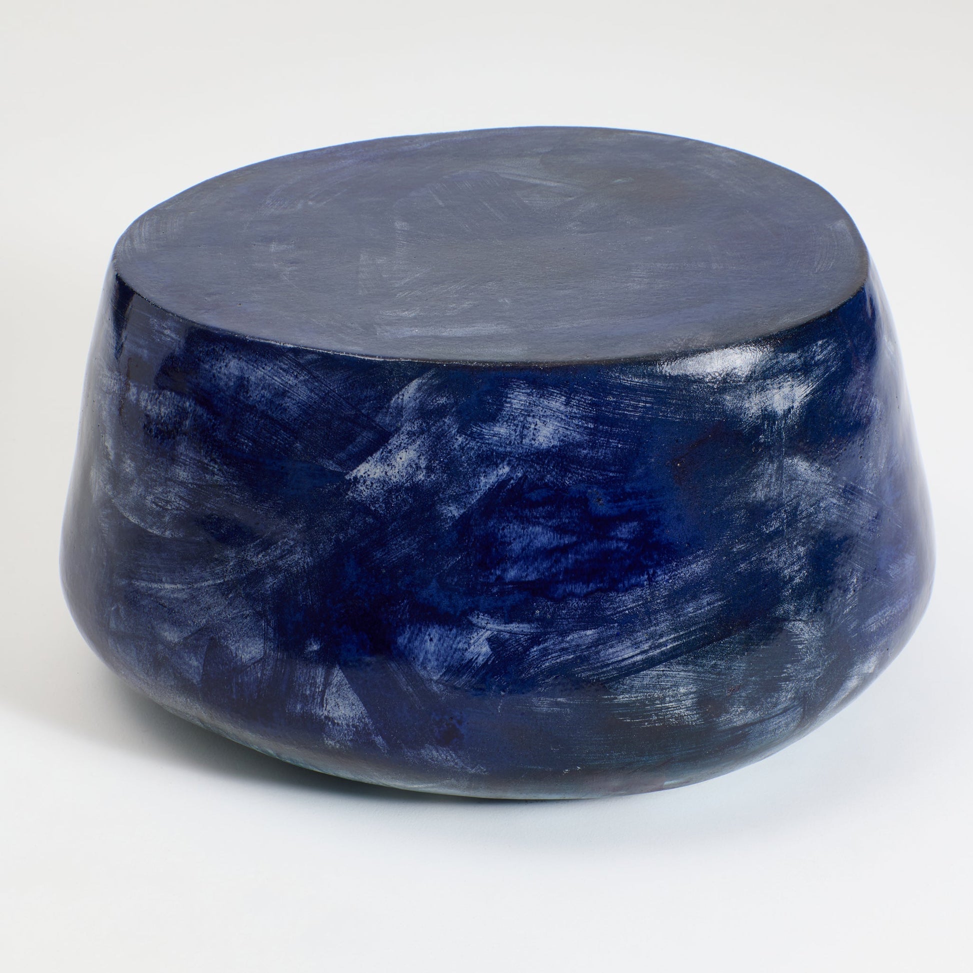 Ceramic Coffee Table No3 in Brushed Navy Coffee Tables