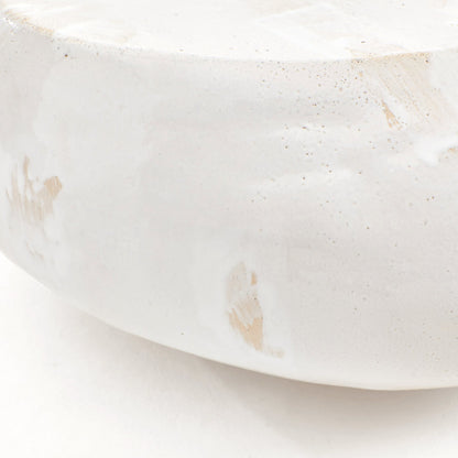 Ceramic Coffee Table No4 in Custom Texture White Coffee Tables