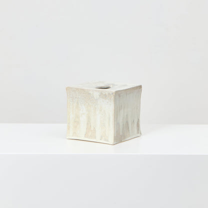 Ceramic Square Tissue Box in Roquefort Tissue Box